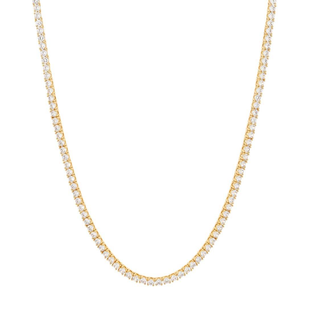 King Ice 3MM Tennis Chain - Gold - GOLD